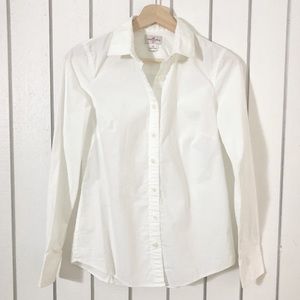 J Crew Button Down White Shirt